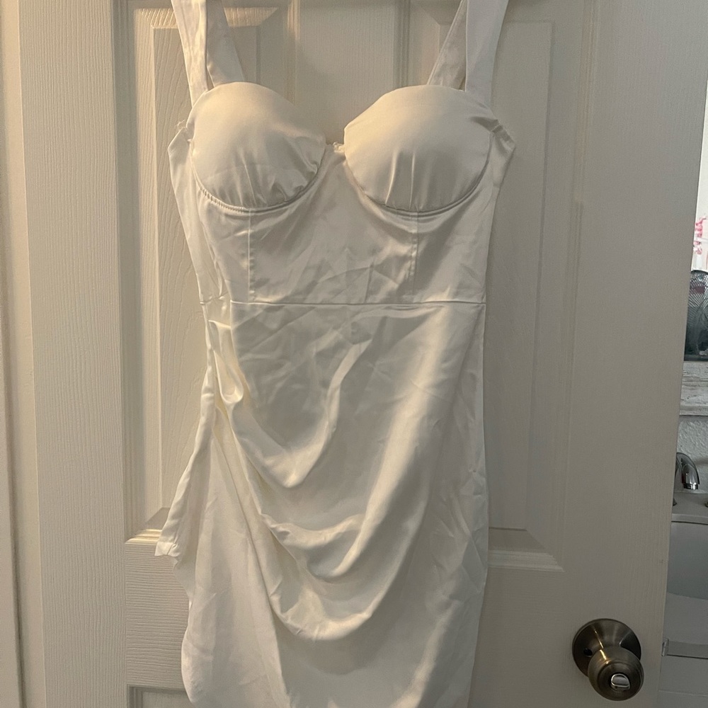 Brand new mini white dress size medium with tags